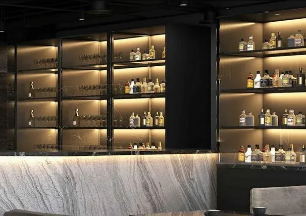 Backlit Brew Lounge