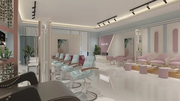 Pastel Serenity Salon