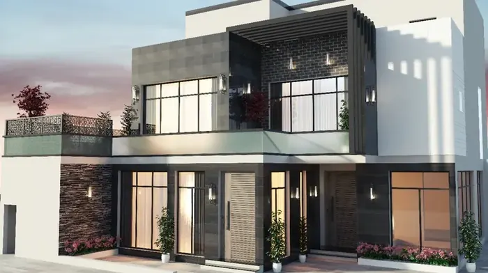 Stone and Glass Residence