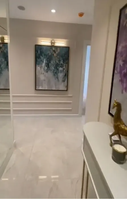 Luminous Marble Hallway